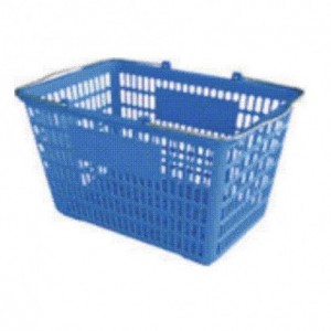 Làn nhựa dày quai INOX, Thiết bị siêu thị